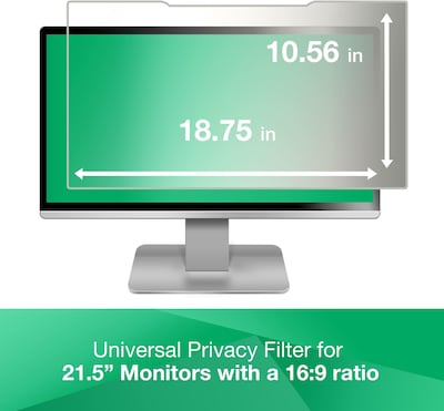 3M Anti-Glare Filter for 21.5" Widescreen Monitor, 16:9 Aspect Ratio (AG215W9B)