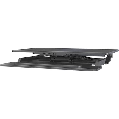Lorell  Adjustable Large Desk Riser Monitor Stand, Up to 47" Monitor, Black (LLR99555)