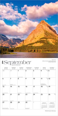 2026 BrownTrout Montana Wild & Scenic 12" x 12" Monthly Wall Calendar (9798330704699)