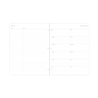 2026-2027 Blue Sky Sincerely Jules Cami Peach 8" x 11" Academic Year Monthly Planner, Plastic Cover (161385)