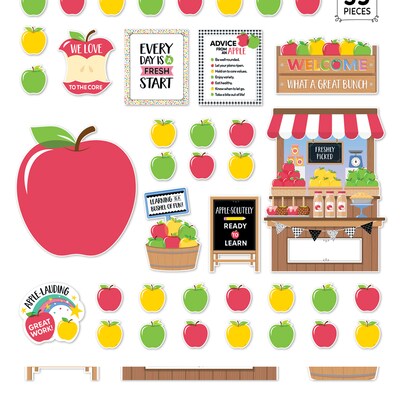 Creative Teaching Press Apple Time Bulletin Board Set, 39/Set (CTP10993)