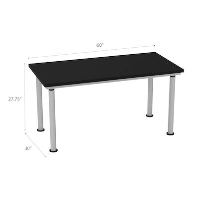 SHAIN Art Table 42H x 60W x 30D Plastic Laminate/Powder Coated (ALT-6030BL)