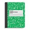 TRU RED™ Composition Notebook, 7.5 x 9.75, Graph Ruled, 80 Sheets, Green/White (TR55068)