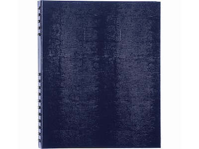 Blueline NotePro Hardcover Executive Journal, 8.5 x 10.75, Wide-Ruled, Indigo Blue, 200 Pages (A10