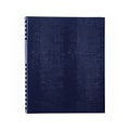 Blueline NotePro Hardcover Executive Journal, 8.5 x 10.75, Wide-Ruled, Indigo Blue, 200 Pages (A10