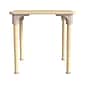 Flash Furniture Bright Beginnings Hercules Square Table, 24" x 24", Height Adjustable, Beech (MK-ME088023-GG)