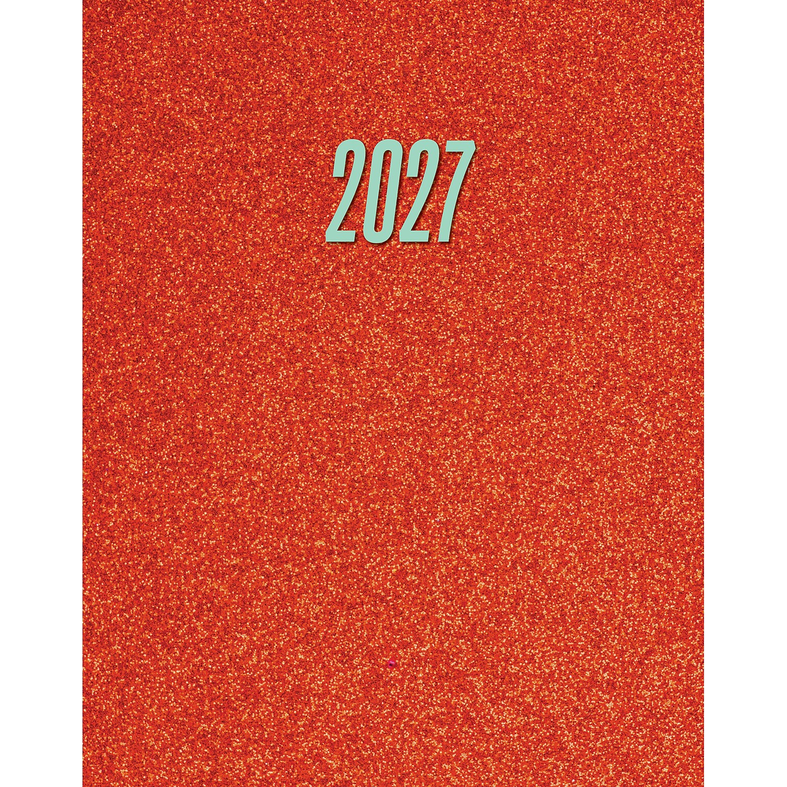 2027 Willow Creek Sparkly & Shine 7.5 x 9.5 Monthly Desk Calendar, Assorted Colors (65747)