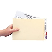 Medical Arts Press®  Reinforced File Pocket, Letter Size, Manila, 50/Box (23938R)