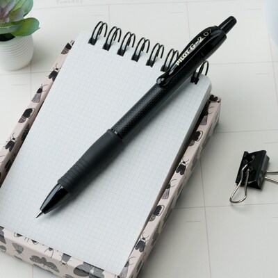 Pilot Pilot G2 Edge Retractable Gel Pen, Fine Point, 0.7mm, Black Ink, 36/Pack (8469)
