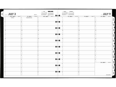 2023-2024 AT-A-GLANCE Move-a-Page 9.75 x 11.25 Academic Weekly/Monthly Appointment Book, Black (70
