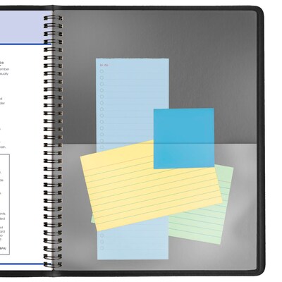 2026 AT-A-GLANCE QuickNotes 8.25" x 11" Monthly Planner, Faux Leather Cover, Black (76-06-05-26)