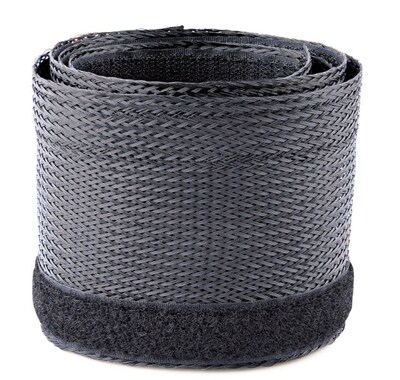 StarTech 10' Cable Management Sleeve, Black, Trimmable Heavy Duty Cable Wrap (WKSTNCMFLX)