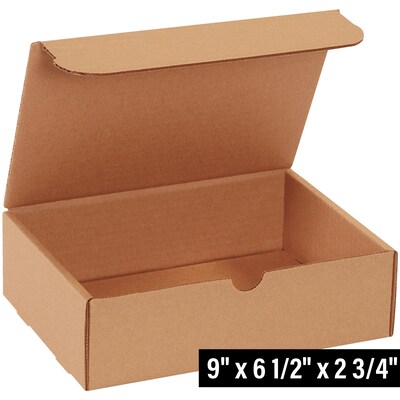 Literature Mailers, 9 x 6 1/2 x 2 3/4, Kraft, 50/Bundle (M962K)