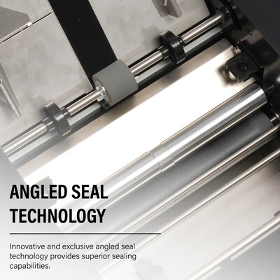 MBM ES2500 Pressure Sealer, Capacity 3,000 Sheets/Hour, V, C, Z, and Uneven Z Folds, Angled Seal, Wh