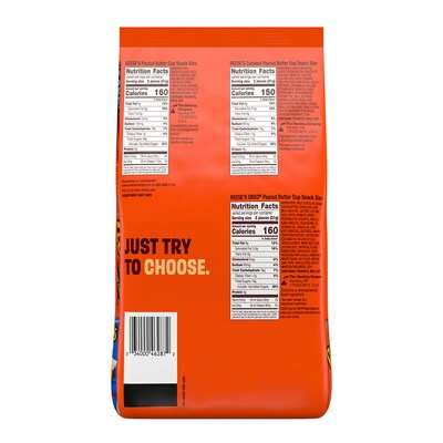 Reeses Snack Size Assorted Flavored Peanut Butter Cups Candy Party Pack, 23.1 oz. (34000464630)