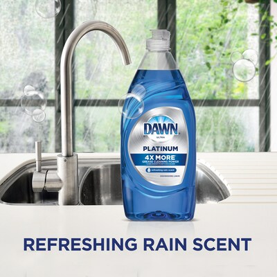 Dawn Platinum Dish Soap, Refreshing Rain Scent, 54.8 fl. oz., 2/Pack (04504)