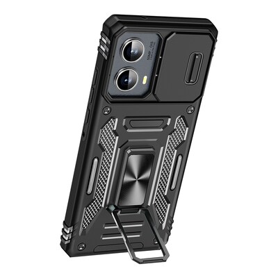 SaharaCase Raider Phone Case for Motorola Edge, Shock Absorbing, Scorpion Black (CP00618)