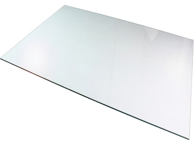Floortex Glaciermat Carpet & Hard Floor Chair Mat, 36 x 42, Crystal Clear Glass (FC123642EG)