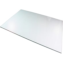 Cleartex Glaciermat Carpet & Hard Floor Chair Mat, 36 x 42, Glass (FC123642EG)