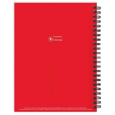 2027 TF Publishing Coca-Cola 6.5" x 8"  Weekly & Monthly Standard Planner, Paperboard Cover, Multicolored (27-9234)