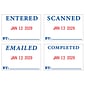 2000 Plus 4-in-1 Date Stamp, Blue and Red Ink (011098)