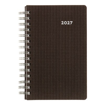 2027 Brownline DuraFlex 8 x 5 Daily & Monthly Appointment Book, Poly Cover, Black (CB634V.BLK-27)