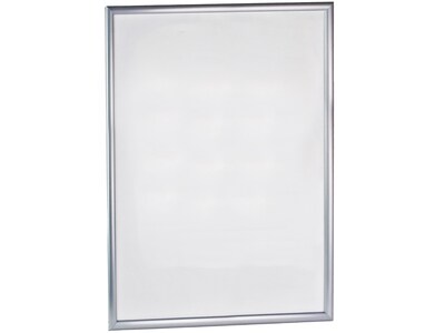 Azar Sign Holder, 30 x 40, Silver Plastic (300348-SLV)