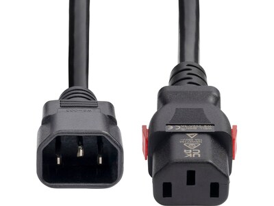 StarTech 10' C14 to Locking C13 Power Cable, Male to Female, Black (87L3-8A00-POWER-CORD)