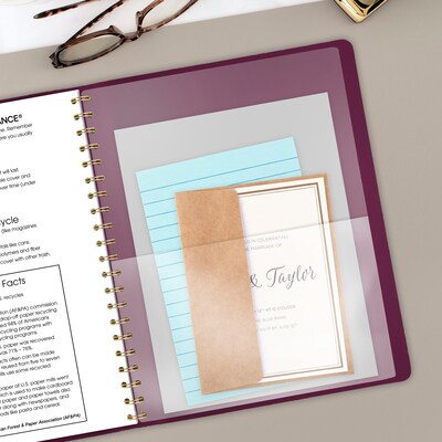 2027 AT-A-GLANCE Contemporary 8.25" x 11" Weekly & Monthly Planner, Faux Leather Cover, Purple (70-940X-14-27)