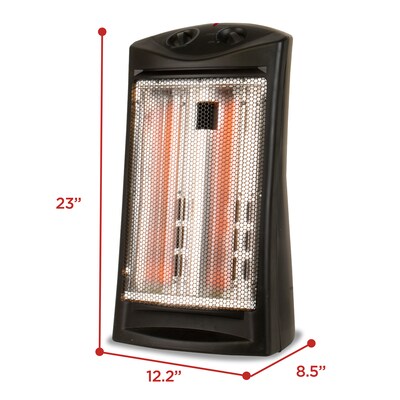 Black & Decker 1500-Watt Portable Infrared Electric Tower Heater, Black (BHTI06)