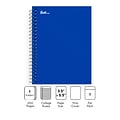 Quill Brand® Premium 1-Subject Notebook, 3.5 x 5.5, College Ruled, 200 Sheets, Blue (TR58289)