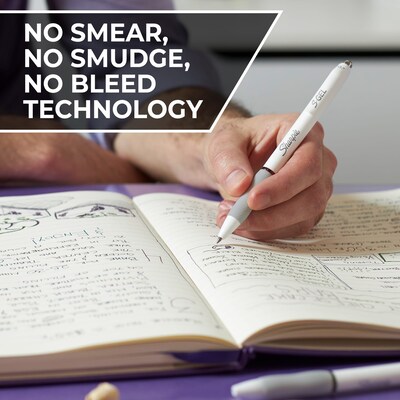 Sharpie S-Gel Retractable Gel Pens, Medium Point, 0.7mm, Purple Ink, 12/Pack (2220531)