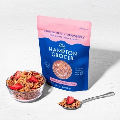 The Hampton Grocer Small Batch Granola 8 oz Bag - Vanilla Bean Strawberry