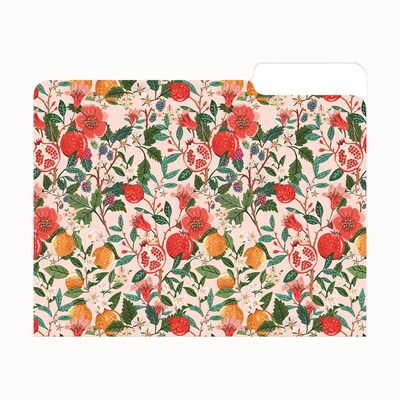 Blue Sky Bespoke File Folder, 1-Tab, Assorted, Letter Size, 6/Pack (155612)