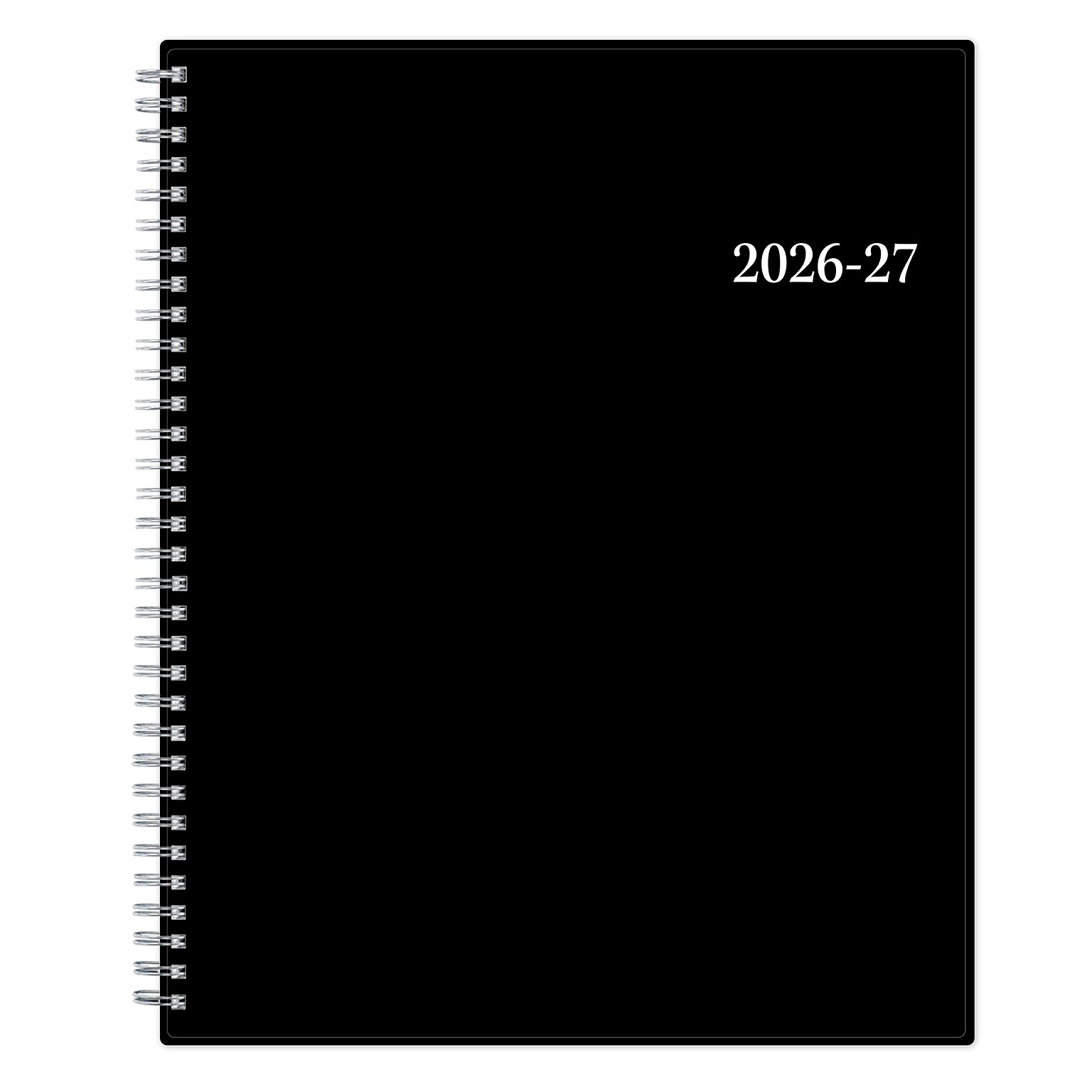 2026-2027 Blue Sky Enterprise 8.5 x 11 Academic Weekly & Monthly Planner, Plastic Cover, Black (130609-A27)