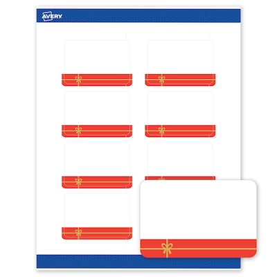 Avery Rectangle Multipurpose Labels, 2 x 3, White, 80/Pack (19479370558)