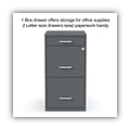 Alera® Soho 2 File-Drawer Vertical Standard File Cabinet, Letter Size, Lockable, 24.1H x 14W x 18