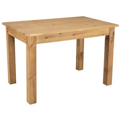 Flash Furniture HERCULES 46 Farm Dining Table, Light Natural (XAF46X30LN)