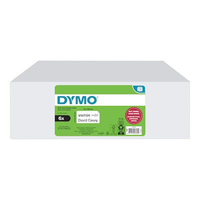 DYMO LabelWriter Large Shipping Labels, 57mm x 104mm, White, 250 Labels/Roll, 6 Rolls/Box (2229753)