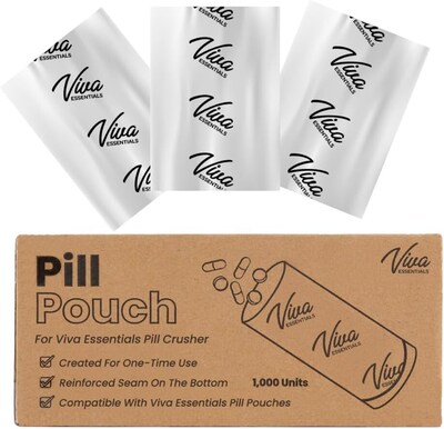 Viva Comfort ME950-01 Pill Pouch, Clear, 1000/Pack (ADIME950-02-MK)