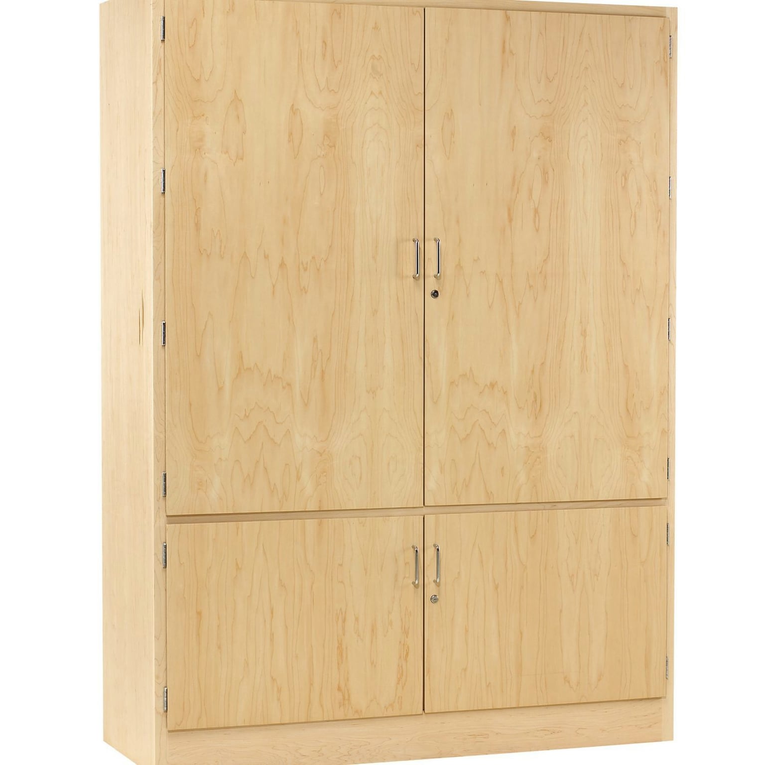 Diversified Woodcrafts 84 Pegboard Tool Storage Cabinet with Holders with 3-Shelves, Maple (TC-4M)