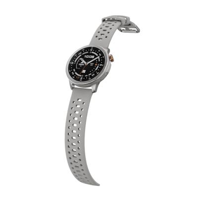 Cubitt AURA Pro 2 Smart Watch, GPS, 37.59mm, Light Gray, Silicone Band (CT-AURAP2-8)