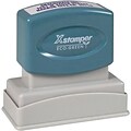 Xstamper® Pre-inked Large Return Address Stamp; 11/16 x 1-15/16, Up to 4 Lines