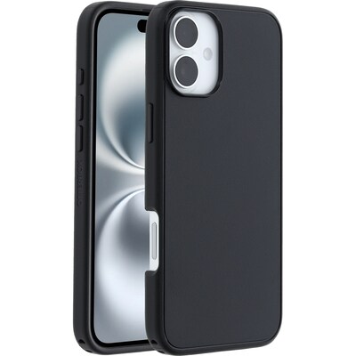 OtterBox Symmetry Series MagSafe Phone Case for iPhone 16 Plus, Shock Absorbing, Black (77-99669)