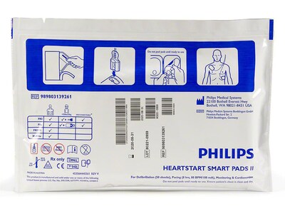 Philips HeartStart FRx SMART Pads II Multifunction Defibrillator Pads (989803139261)