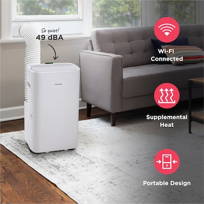 Frigidaire 115-Volt 14000 BTU 10000 (BTU DOE) Portable Air Conditioner, WiFi Enabled, White (FHPH142AA1)