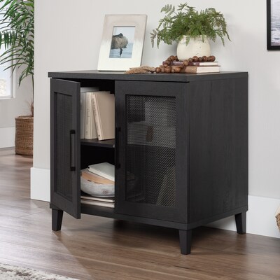 Sauder Tiffin Line 30" Storage Cabinet with 2 Shelves, Raven Oak (433270)