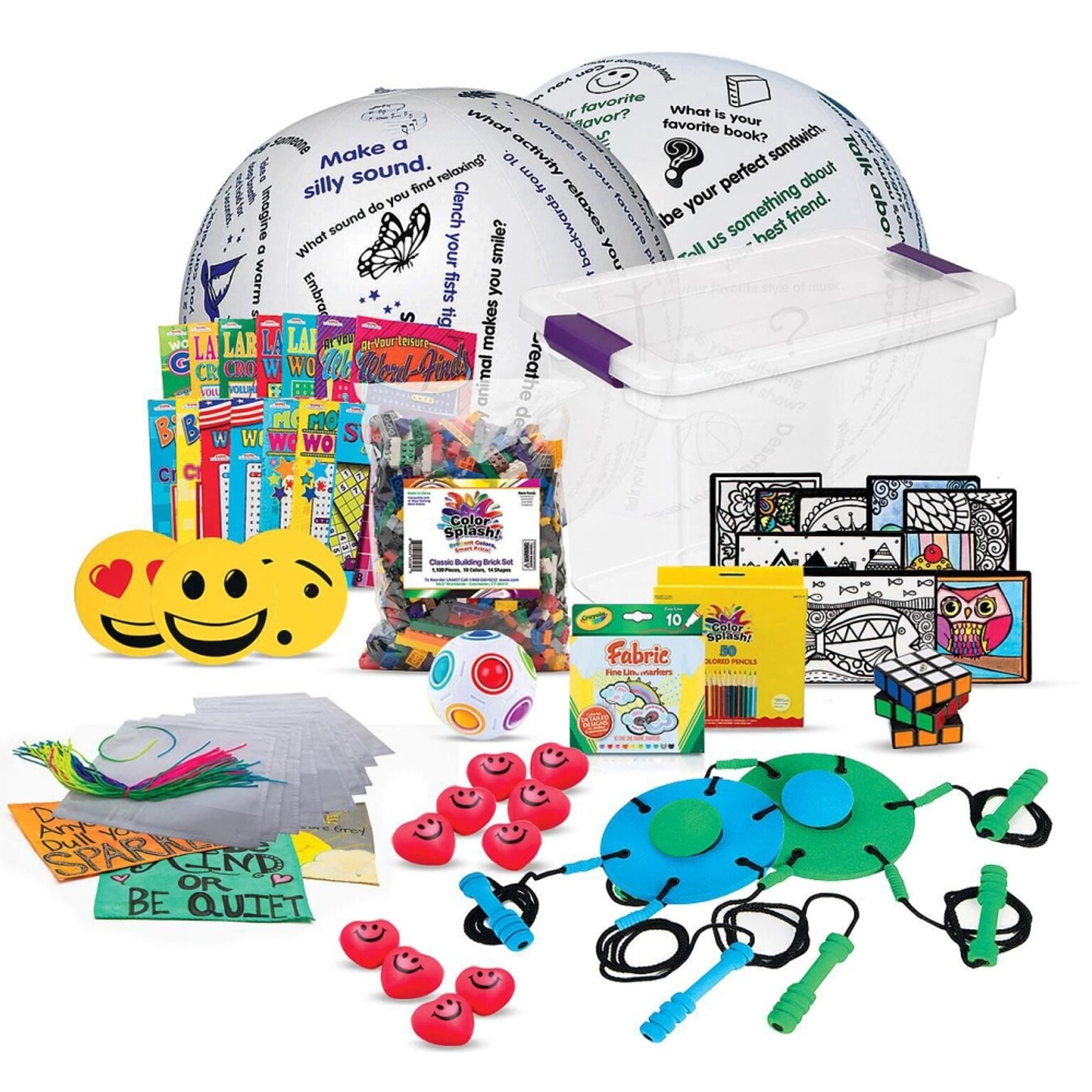 S&S Worldwide Calming and Engagement Kit, Manipulative, Assorted Colors (OC1176)