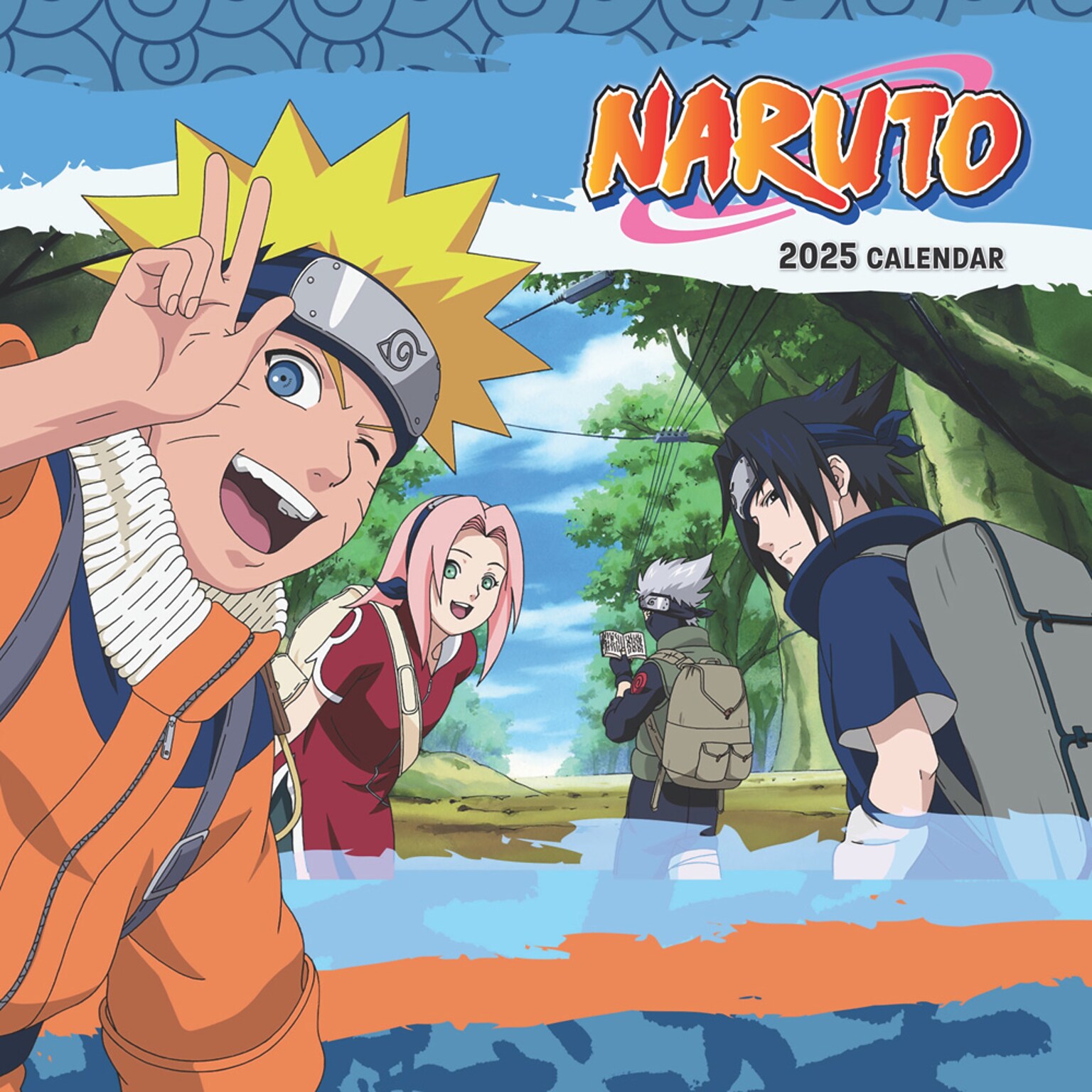 2025 Cal Ink Naruto 12 x 12 Monthly Wall Calendar (9781645916864)