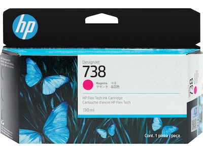 HP 738 Magenta Standard Yield Ink Cartridge (498N6A)